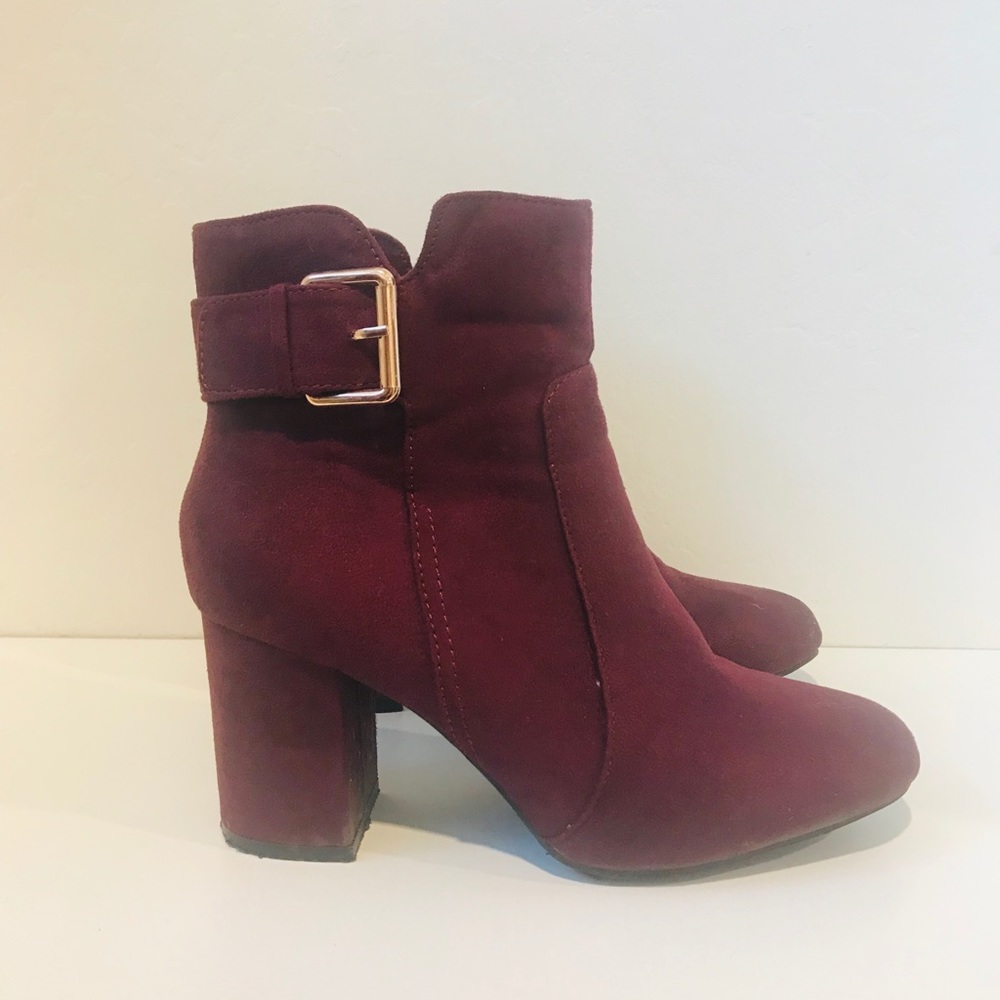 Maroon Boots/ Booties
